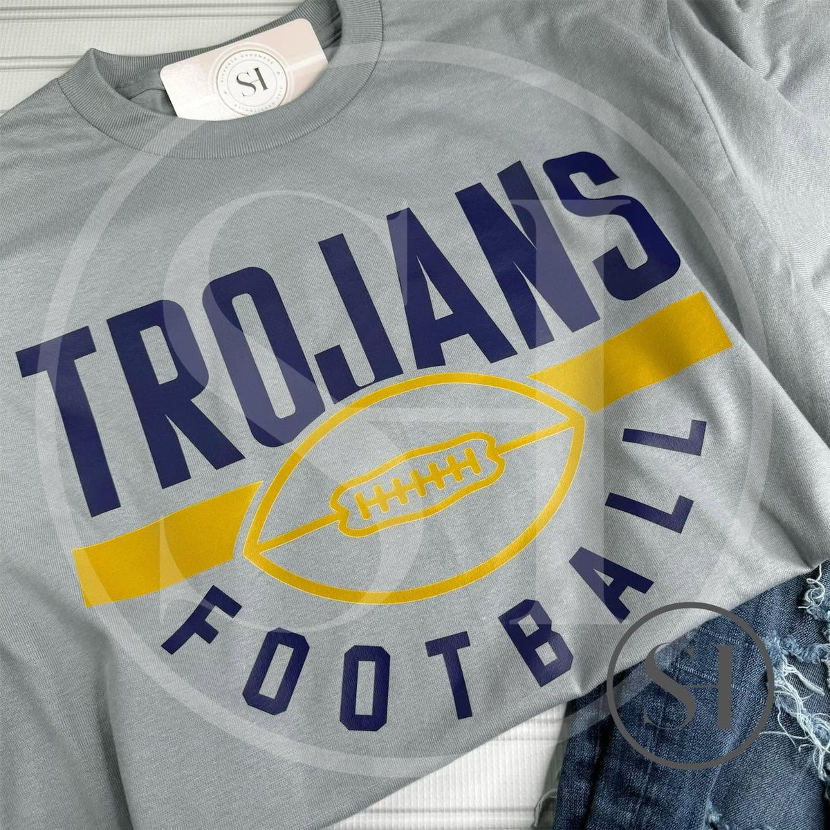 CUSTOM FOOTBALL PRINT - TEAM SPIRIT SHIRT