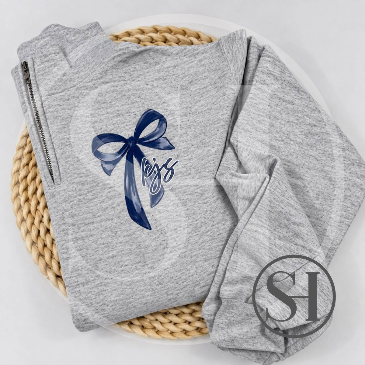 PERSONALIZED BOW MONOGRAM - CUSTOM SHIRT PRINT
