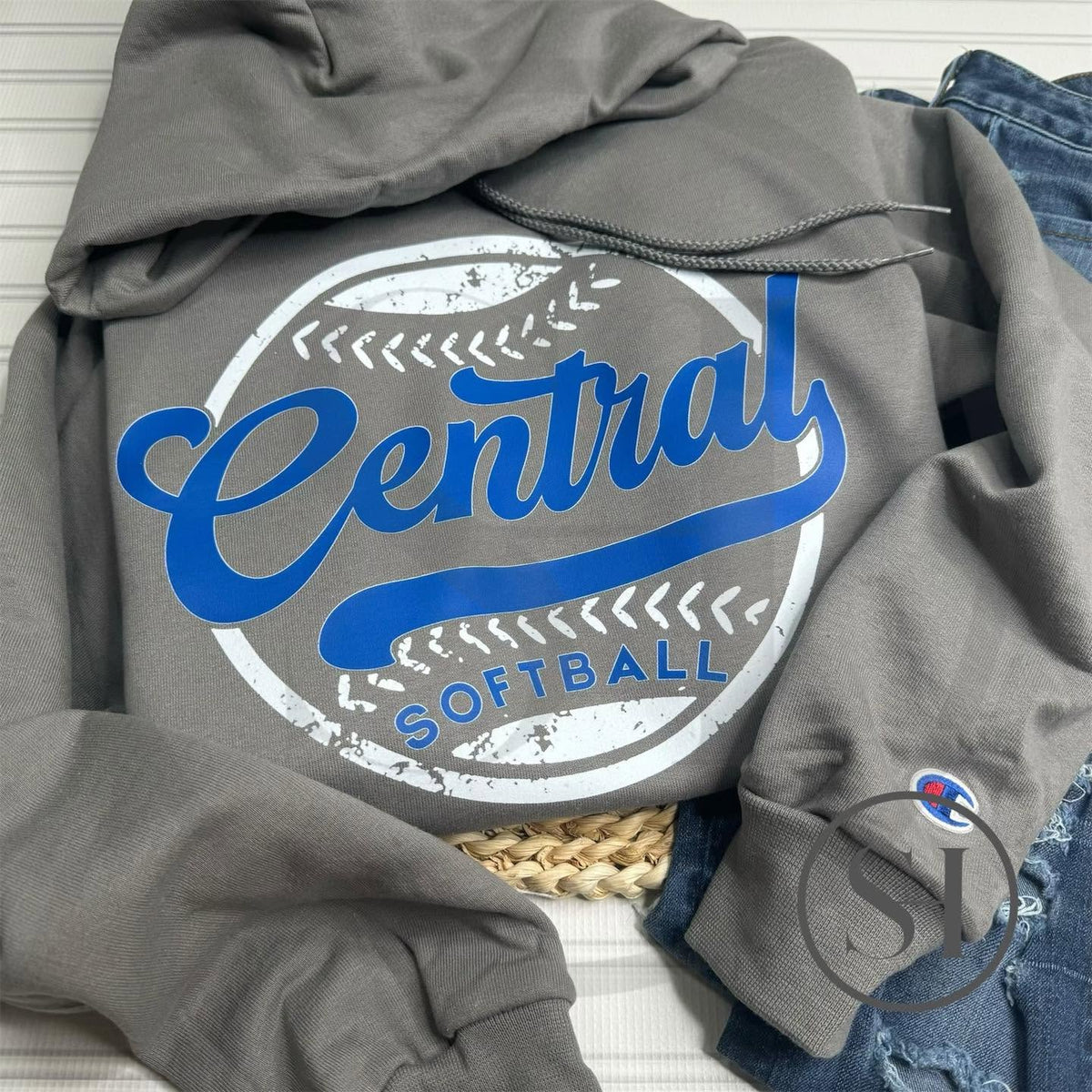 CUSTOM SOFTBALL SWOOSH PRINT - TEAM SPIRIT SHIRT