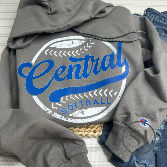 CUSTOM SOFTBALL SWOOSH PRINT - TEAM SPIRIT SHIRT