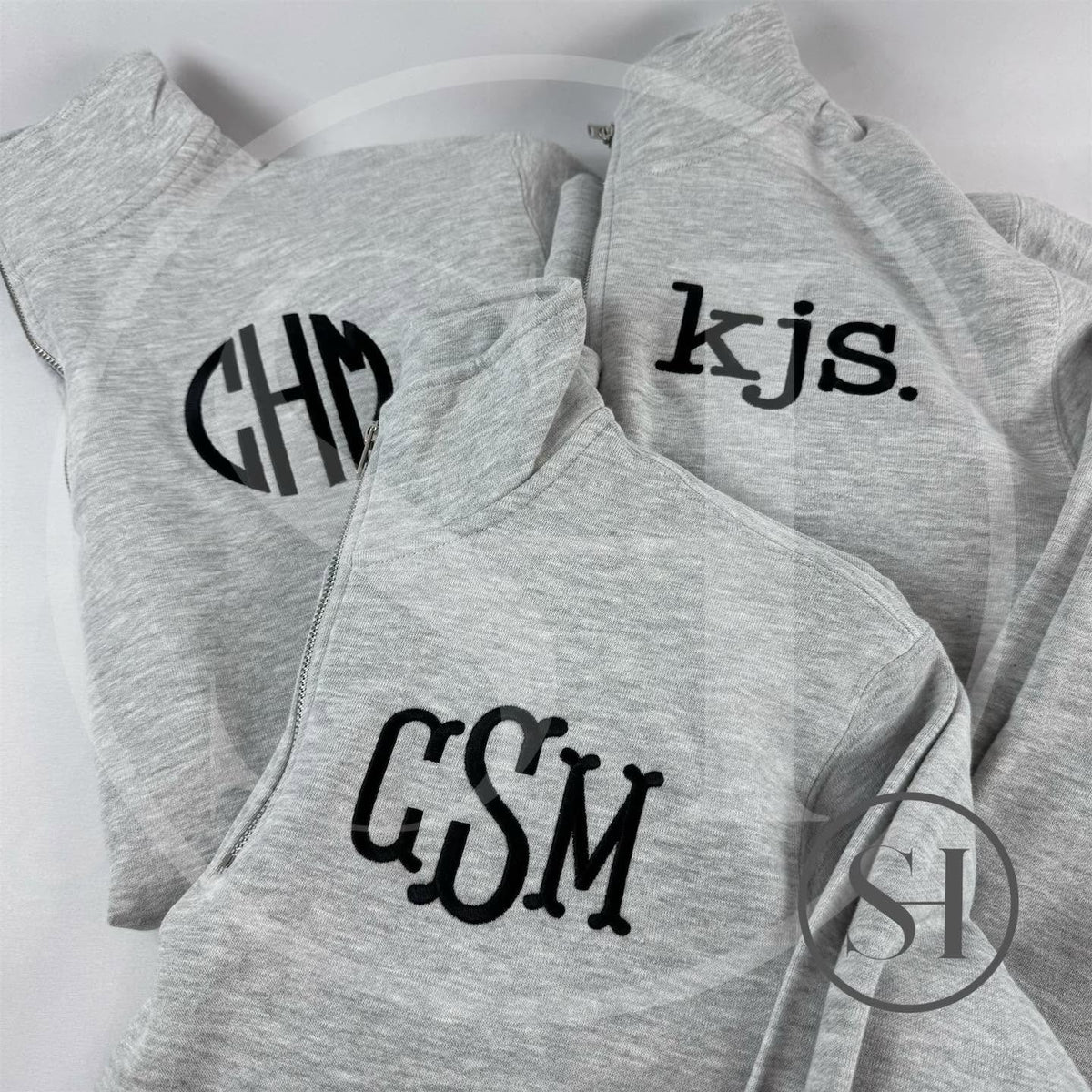 EMBROIDERED MONOGRAM - CUSTOM QUARTER-ZIP