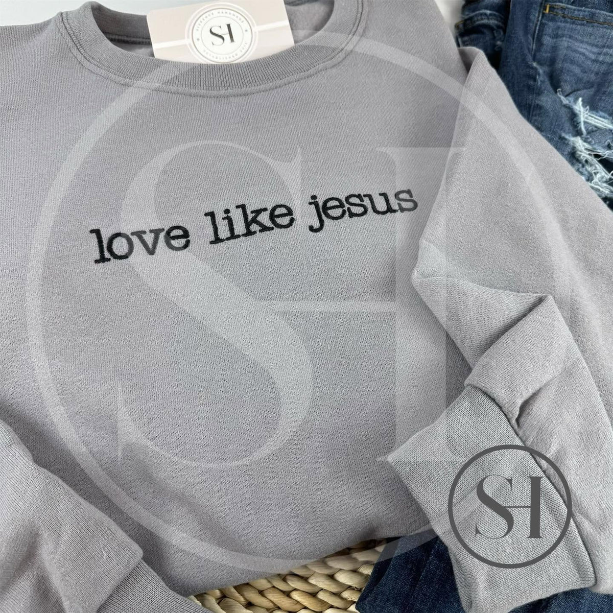 LOVE LIKE JESUS - CUSTOM EMBROIDERED SHIRT