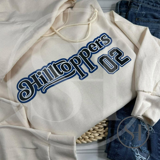 CUSTOM SCHOOL OR TEAM  PRINT WITH NUMBER - TEAM SPIRIT SHIRT
