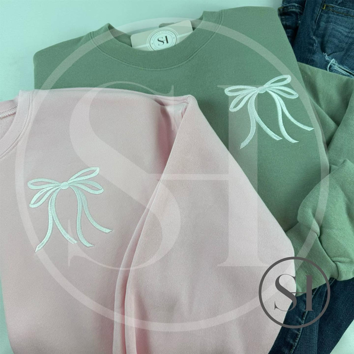 EMBROIDERED BOW - CUSTOM SHIRT