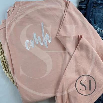 EMBROIDERED INITIALS - CUSTOM SHIRT