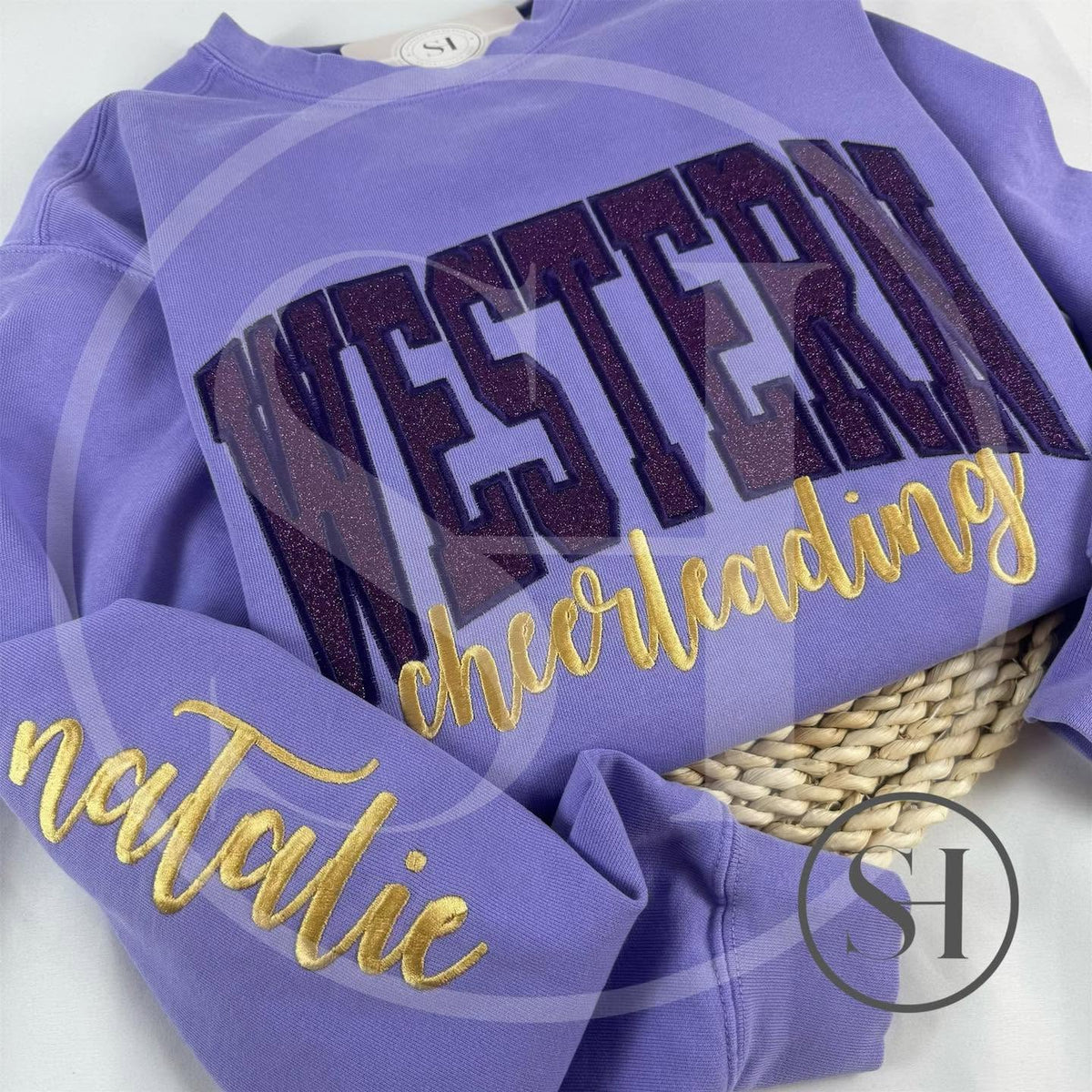ARCHED GLITTER APPLIQUÉ - BUILD YOUR OWN CUSTOM SHIRT