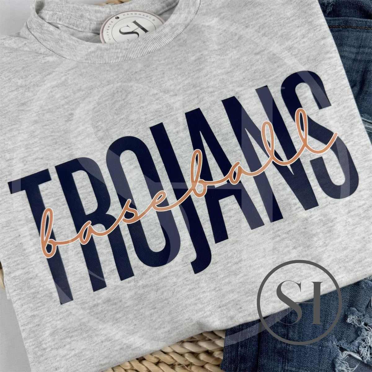 CUSTOM TEAM NAME AND SPORT PRINT - TEAM SPIRIT SHIRT