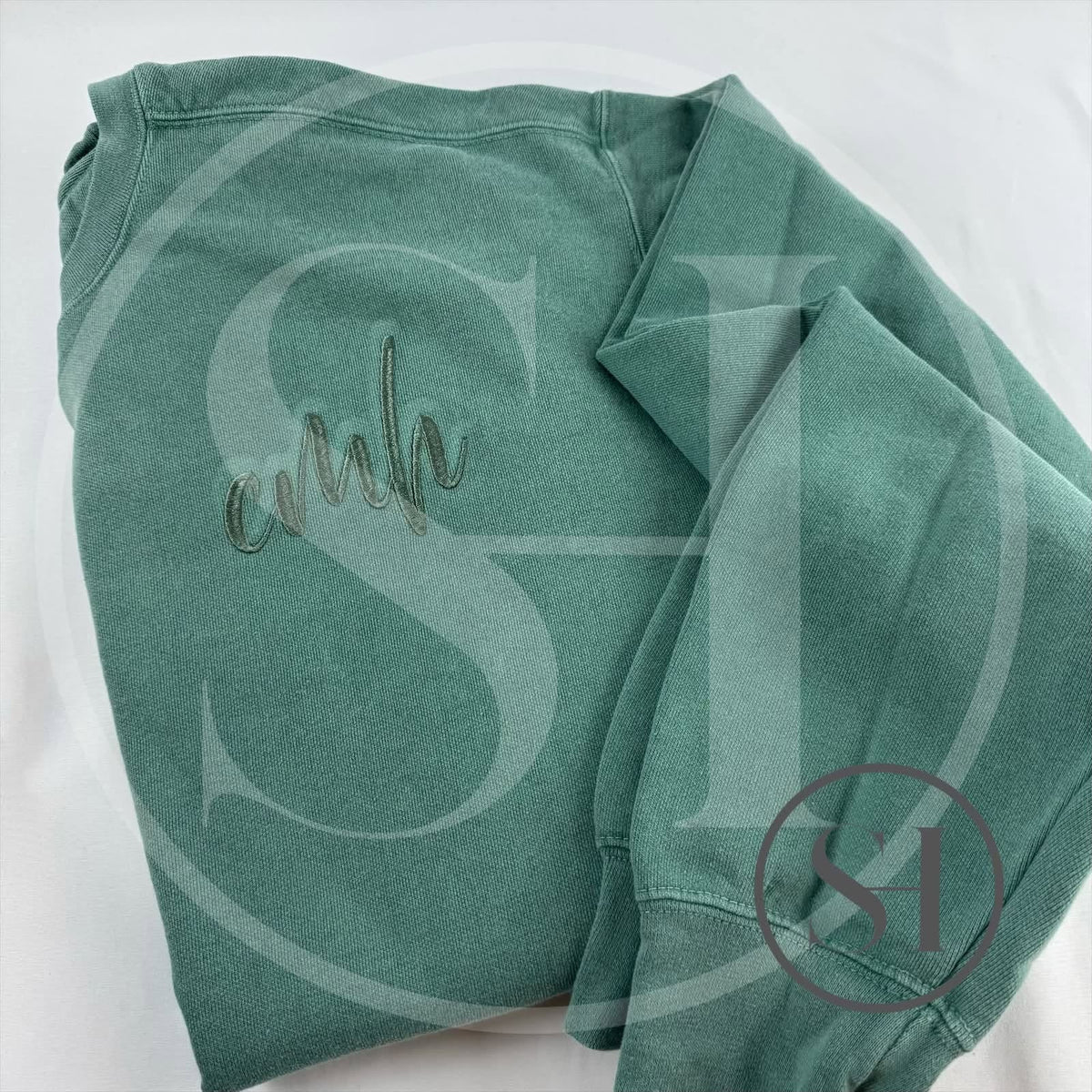 EMBROIDERED SCRIPT MONOGRAM - CUSTOM SHIRT