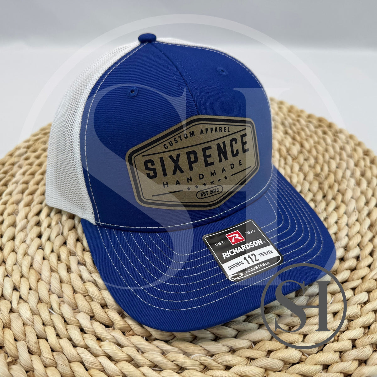 SIXPENCE HANDMADE SIGNATURE LEATHER PATCH SNAPBACK